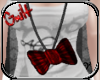 !G! Red Bow Necklace