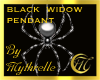 BLACK WIDOW PENDANT