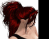RED WAVY PULLED BACK