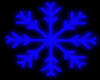 ~CC~Neon Blue Snowflake