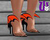 Bat Heels orange