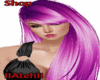 Purple Neon Long Hair