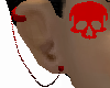 Red Single Earring
