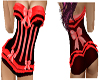 red corset females