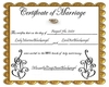 Marina & Ace Certificate