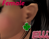 *E* St Patricks Earrings