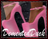 Platform Bow Heels Pink