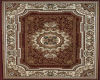 Red Victorian Area Rug