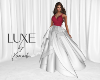 LUXE Gown 24 Red/White