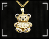 Kid/Necklace-Gold Bear