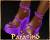 P9)"LL" Purple Heels