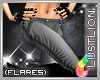 (L)Fiend Flares: Grey