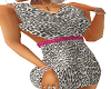 {D}Leopard Mini Dress