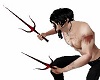 Red/Black Sai Swords