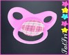 Pink Plaid Paci