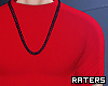 ✖ Red Tee + Chain.