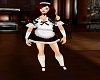 Hot Red Maid Outfit
