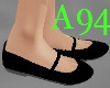 [A94] Child Black Shoes