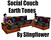 Social Couch Earth Tones
