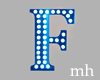Blue Letter F