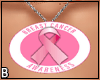Breast Cancer  Necklace