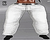 /K/White Pants