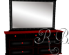 Black Red Dresser