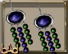 Mardi Gras Bead Earrings