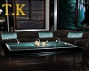T.K Brown Teal Couch