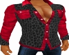 Red/Black Muscle Shirt
