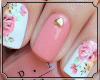 * FloralPinkNails +Rings