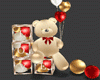 Valentine Bear w Ballon