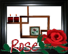 Spring Rose Wall Candles
