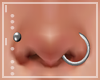 :Silver Nose Piercing