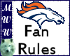 Broncos Fan Rules