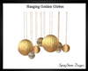 Hanging Golden Globes