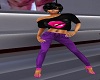 Bea's Purple Skinny jean