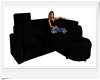 A Blk Reclining  Sofa