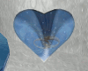 ! Ice Blue Wed Heart.