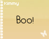 [K] Boo! Sticker