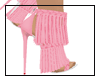 Fringe heels-pink