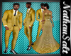 Gold suit pant