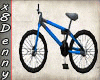Animated Bike Blue BMX