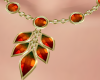 Leaf Gem Necklace
