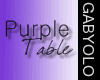 [Ga] Purple Table