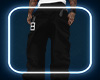 Dropped Pants Black