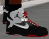 SILVER ON BLACK DUNKS