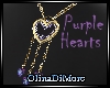 (OD) Purple hearts set
