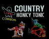 honky tonk country decal