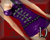 purple latex dress